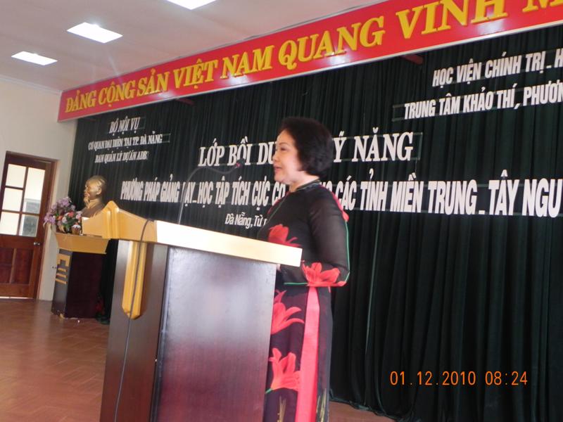 Khai giảng Lớp Bồi dưỡng kỹ năng phương pháp giảng dạy - học tập tích cực cơ bản cho các tỉnh miền Trung - Tây Nguyên